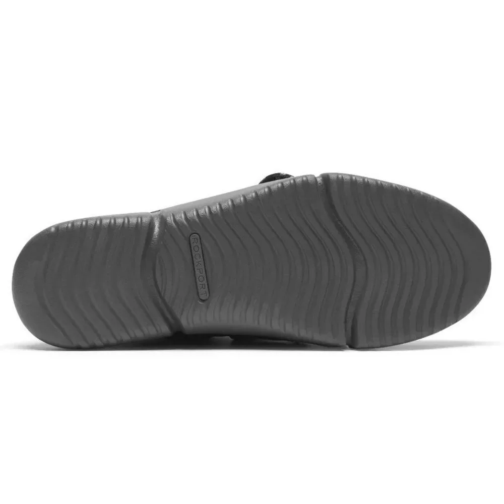 Rockport Women's Black R-Evolution Washable Quilted Bungee Noir Bootie Size 5.5M - Picture 4 of 12